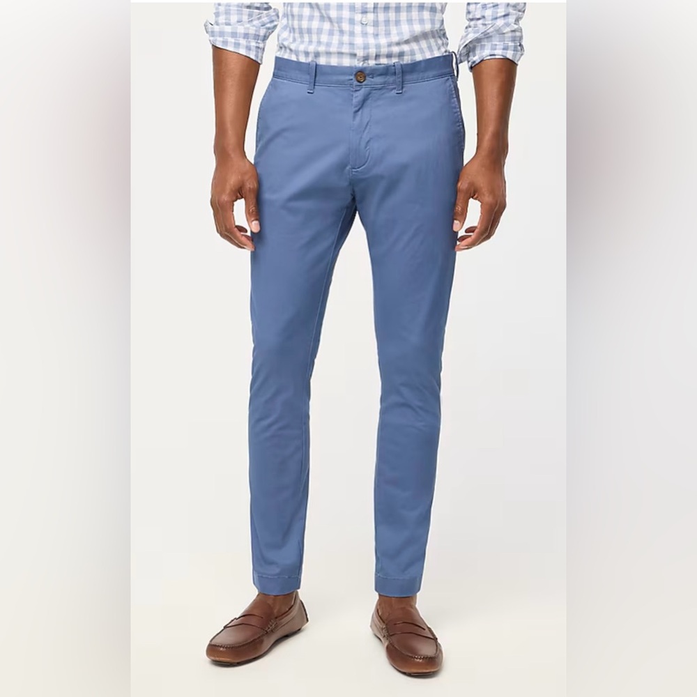 J.Crew Skinny-fit chino pant in overcast blue
